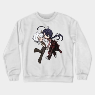 Legacy - Travis and Chiyohiko chibis Crewneck Sweatshirt